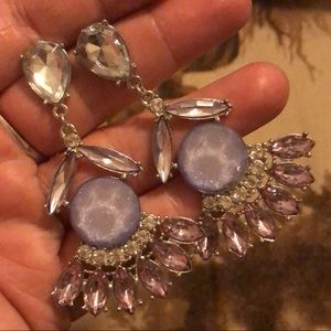 Crystal dangle earrings